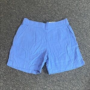 Croft & Barrow Women's Blue Flat Front Shorts